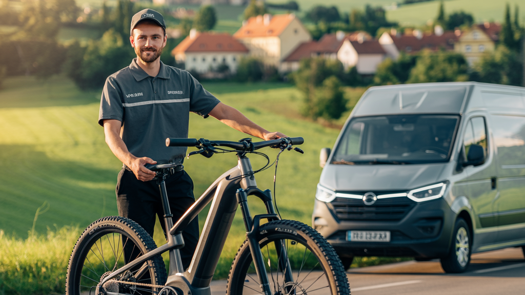 Rozvoz složených kol k vám domů
