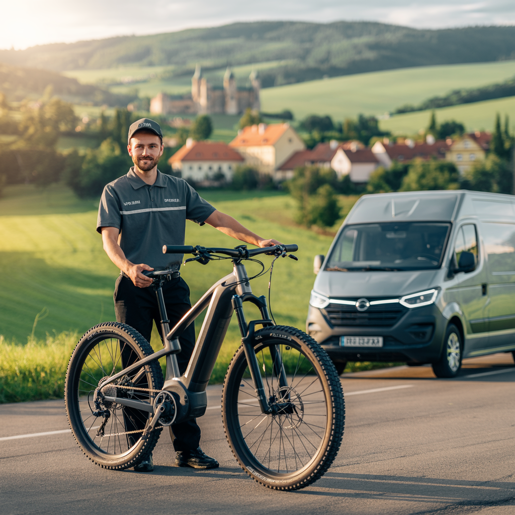Rozvoz složených kol k vám domů