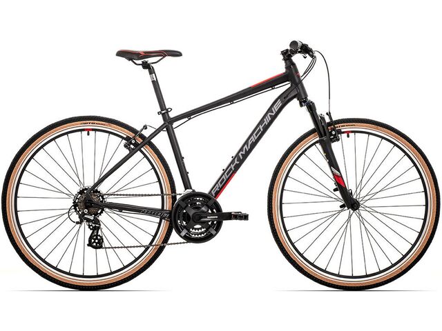 Rock Machine CrossRide 100  mat black/dark grey/brick red 2023