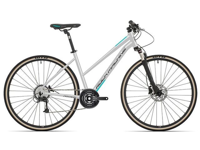 Rock Machine CrossRide 300 lady  gloss light grey/dark grey/mint 2022