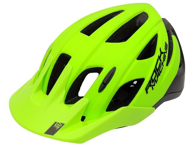Přilba ROCK MACHINE Trail Pro Pro černo/zelená