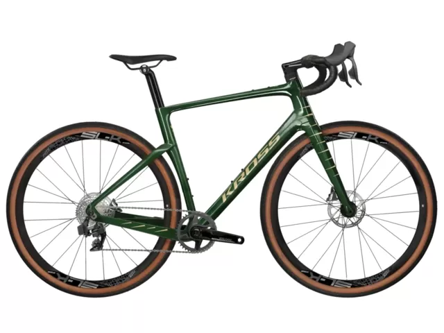 KROSS ESKER RS 3.0 2024 zelený / zlatý / glossy