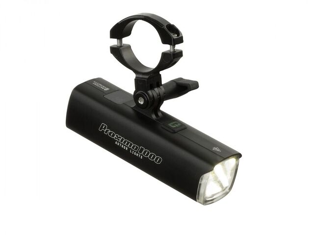 Světlo př. PROXIMA 1000 lm / GoPro clamp USB Alloy černá