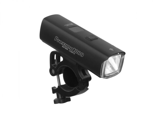 Světlo př. PROXIMA 1000 lm / HB 22-38 mm USB Alloy - černá