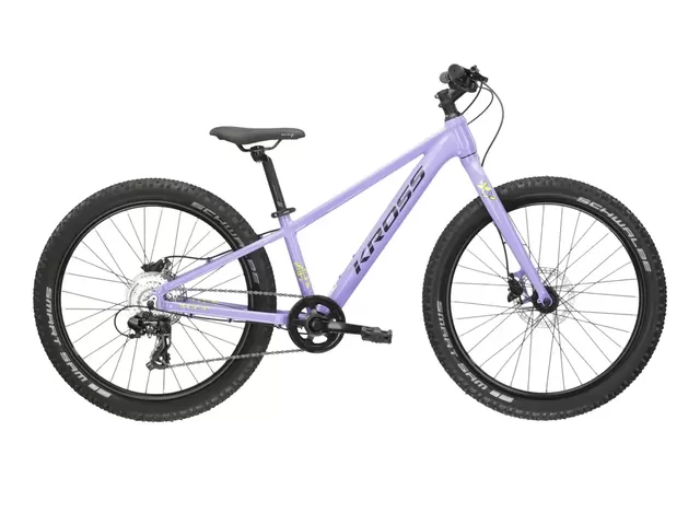 KROSS LEA JR 2.0 2024 fialový / černá / glossy