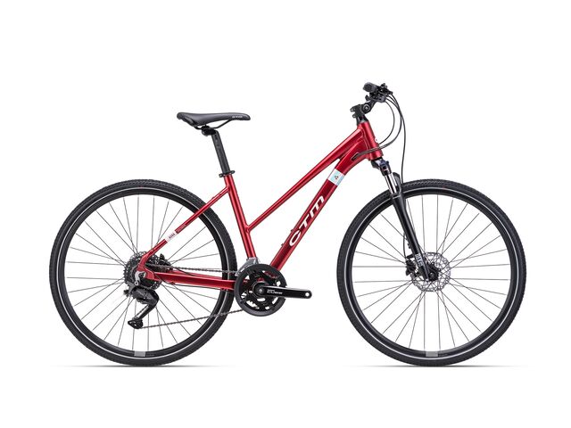 Krosové kolo CTM Bora 2.0 Mat. Dark Red Pearl/Hologram 2025