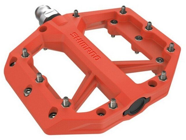 Pedály Shimano PD-GR400 Flat červené BMX, DH, slalom, v krabičce