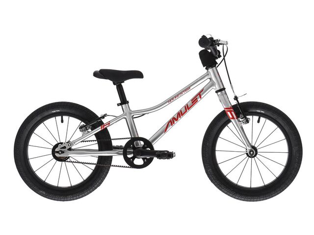 AMULET 16 Youngster belt, alu brushed transparent/red, 2024