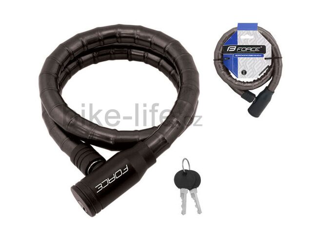 zámek článkový 80cm/18mm černý