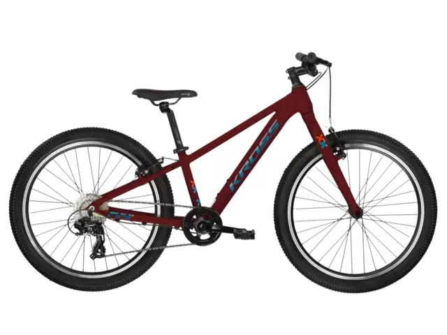 Kross  LEA JR 1.0 2024 bordó/růžová lesklá