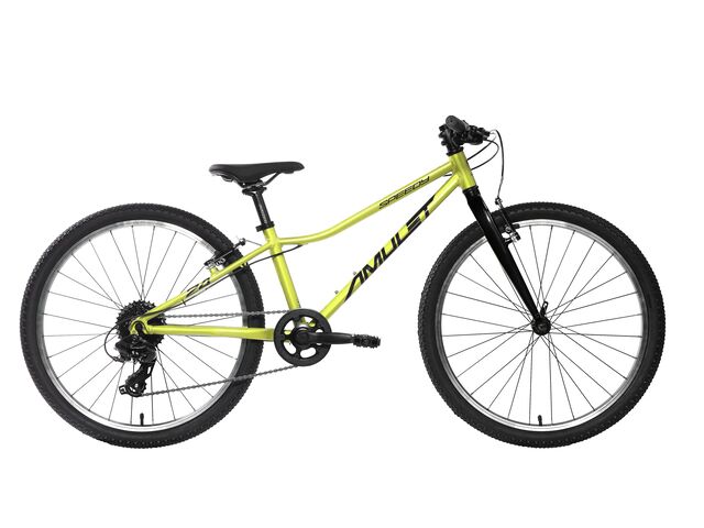 Dětské kolo AMULET 24 Speedy SMU, fluo yellow/black 2025