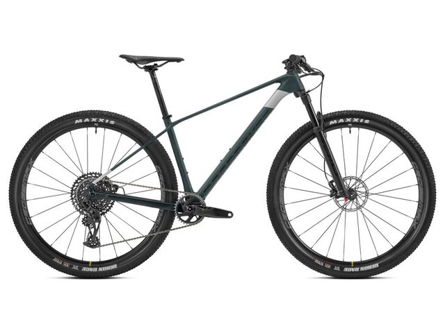 MONDRAKER Podium Carbon, translucent green carbon/racing silver, 2023
