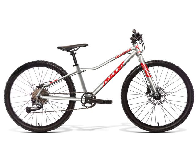 Amulet 24 Youngster, alu brushed transparent/red, 2023