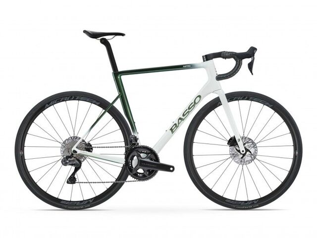Basso Astra disc, pop green, Shimano Ultegra Di2, Microtech MrLite 2024