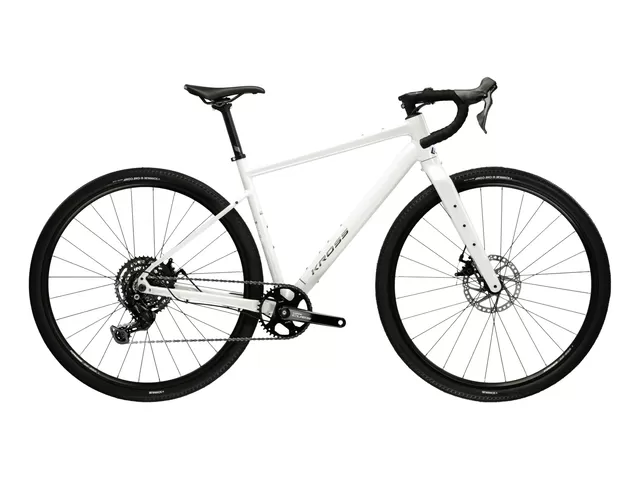 Gravel kolo Kross  ESKER G100 bílá / grafitová / modrá / lesk 2027