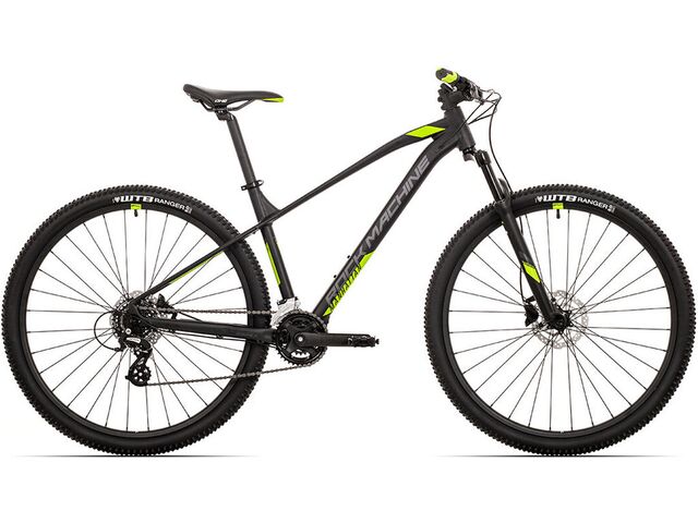 Rock Machine Manhattan 40-29 mat black/dark grey/radioactive yellow 2023