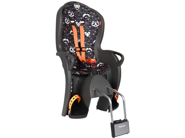 Sedačka zadní HAMAX Kiss šedo/černá se zvířátky