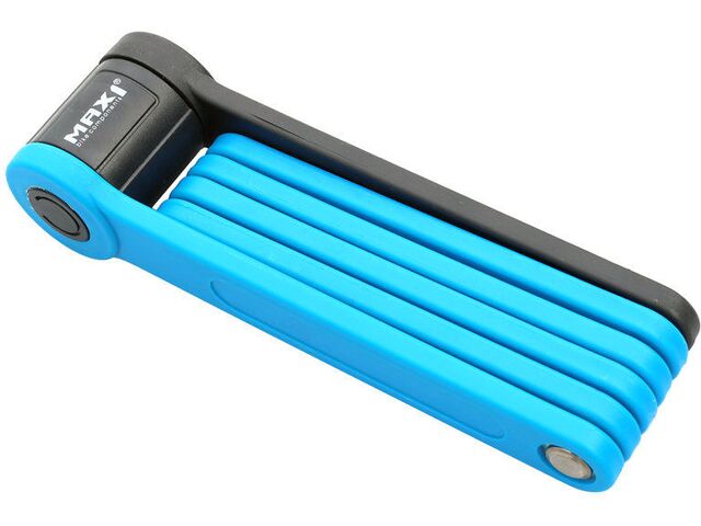 Skládací zámek MAX1 Bull 850 mm modrý s držákem