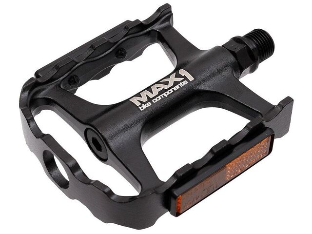 Pedály MAX1 Tour XL ložiskové hliníkové černé