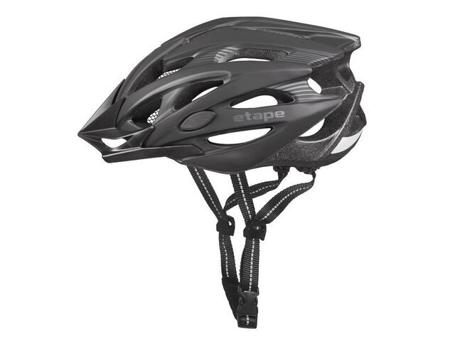 Etape – přilba na kolo BIKER, černá/titan mat