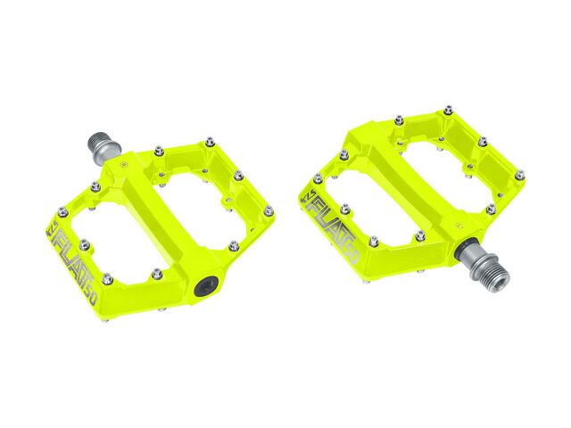 Pedály KLS FLAT 50 lime