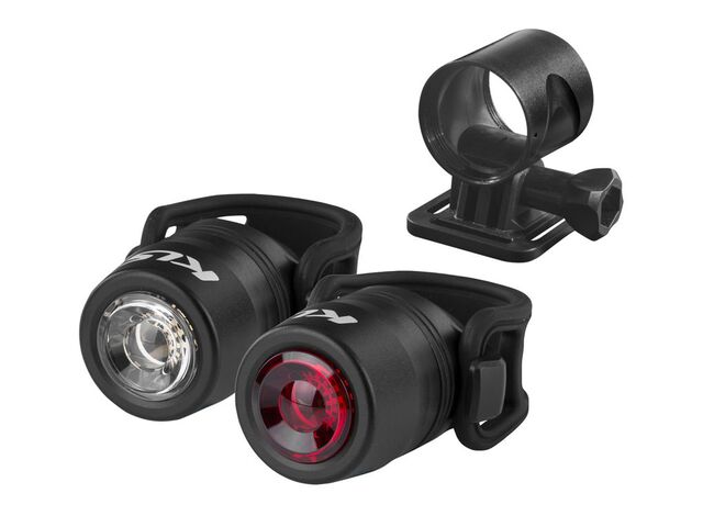 Set osvětlení dobíjecí KLS IO USB set, black