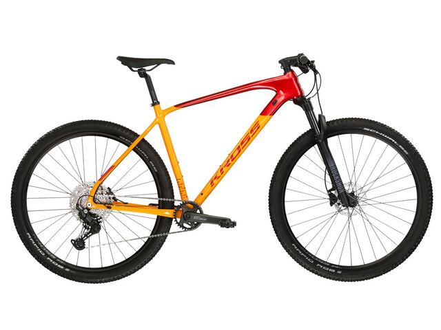 Kross Level 7.0 2024 bordowy / pomaranczowy / gloss