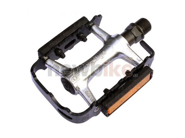 pedály MAX1 MTB Al stříbrno/černé Sport