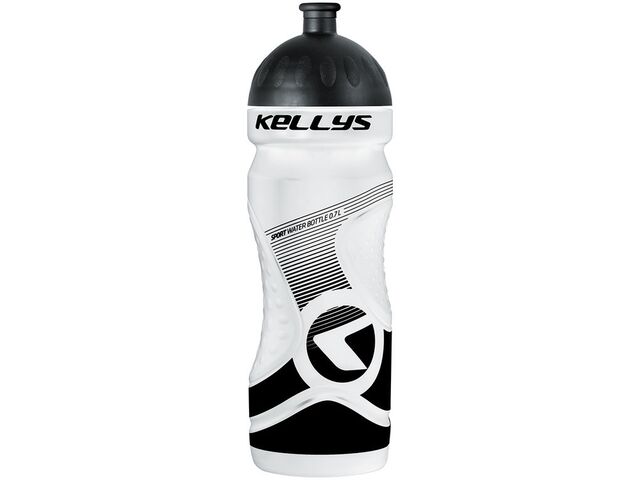 Láhev KELLYS SPORT 0,7 l, semi-transparent white/black
