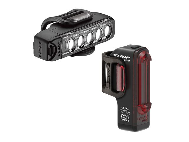 Sada světel Lezyne STRIP DRIVE PAIR BLACK