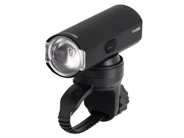 světlo přední FORCE PIPE 550LM USB, černé