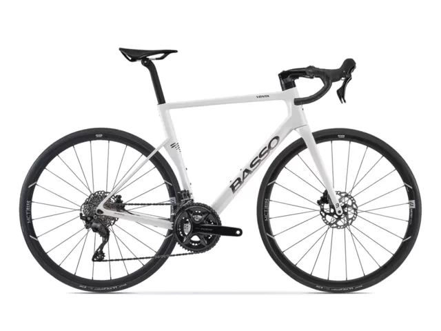 BASSO Venta R, pearl white Shimano 105 12 speed, Microtech MCT, 2024