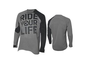 Enduro dres RIDE YOUR LIFE dlouhý rukáv grey