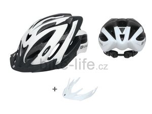 cyklistická přilba TEAM bílo-černá