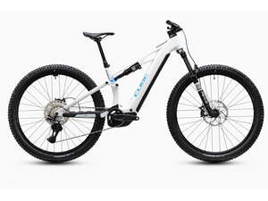 Elektrokolo CUBE STEREO Hybrid ONE44 HPC PRO 800 metallicwhite´n´blue 2027